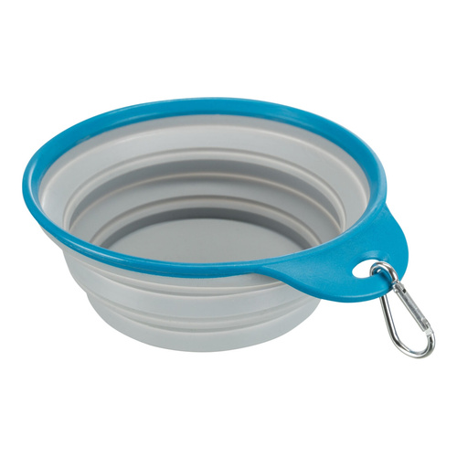 Trixie Miska podróżna silikonowa z obręczą dla psa 1L