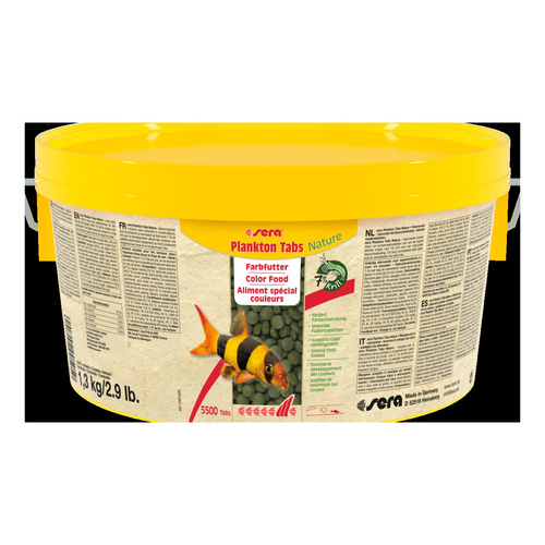 Sera Plankton Tabs Nature 13 kg - pokarm wybarwiający w tabletkach