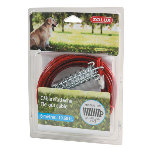 ZOLUX Linka z amortyzatorem dla psa 6 m