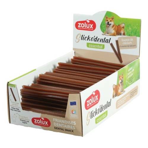 ZOLUX Przysmak dentystyczny dla psa STICKODENTAL M z wapniem 12cm 80szt