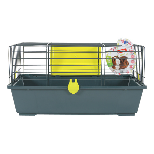 ZOLUX Klatka dla gryzoni i małych ssaków CLASSIC 58 cm szara/seledynowa