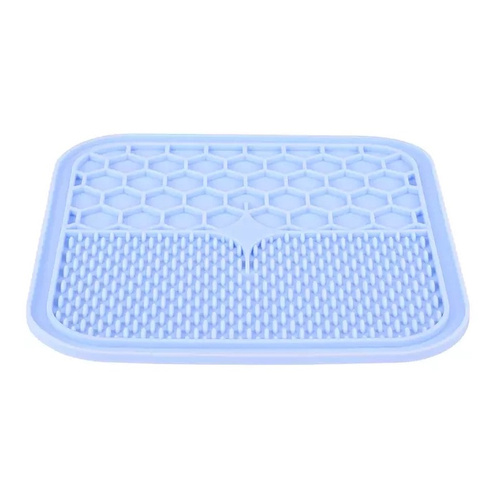 ZOLUX Mata silikonowa do lizania dla psa i kota L Giant niebieska 30x30 cm