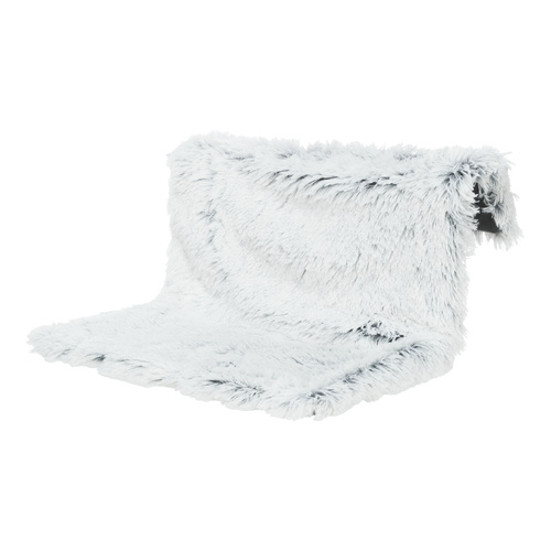 Trixie Legowisko na kaloryfer, dla kota, biało/czarne,  plusz długowłosy, 45 × 26 × 31 cm