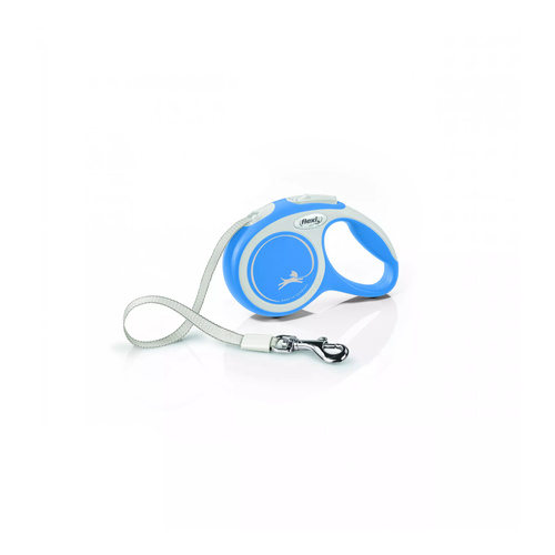 FLEXI Smycz automatyczna dla psa New Comfort XS taśma 3 m kol. niebieski