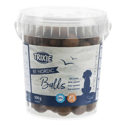 Trixie Kulki BE NORDIC z łososiem, 500 g