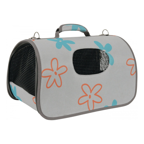 Zolux Torba transportowa dla psa i kota FLOWER mała szara
