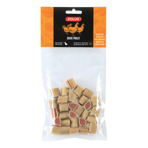 ZOLUX Przysmak naturalny dla psa Sushi z kurczakiem 100 g