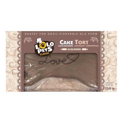 Tort Dla Psa   Love Orzechowo - Czekoladowy