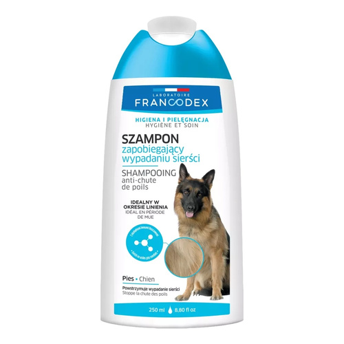 FRANCODEX PL Szampon dla psa zapobiegający wypadaniu sierści 250 ml