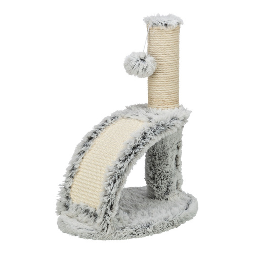 Trixie Junior Winnie, drapak stojący ze szczotką, dla kota, biało-czarny, 43 cm