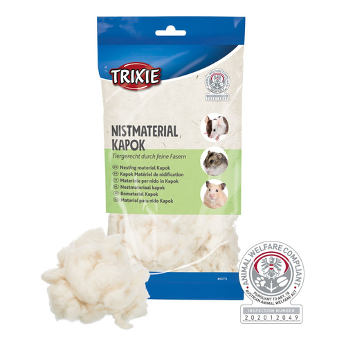Trixie Szarpanka do gniazda kapok dla chomika 40g