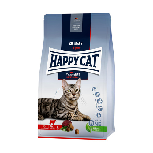 Happy Cat Culinary WOŁOWINA sucha karma dla kota Adult 1,3kg