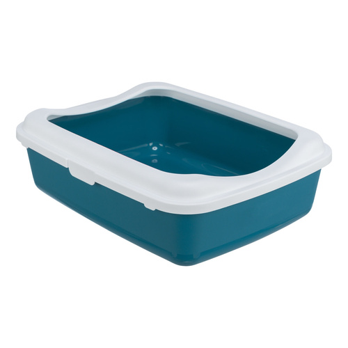 Trixie Classic kuweta dla kota petrol/biała