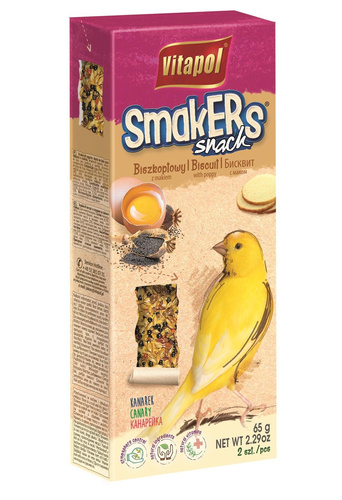 Vitapol SMAKERS DLA KANARKA BISZKOPT Z MAKIEM