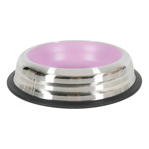 ZOLUX Miska antypoślizgowa dla psa Inox MERENDA 500 ml kol. różowy