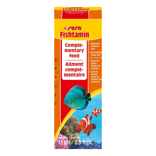 Sera Fishtamin 15 ml koncentrat witaminowy