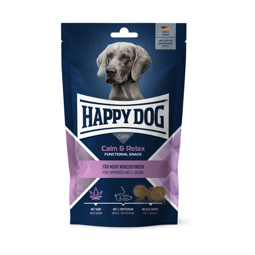 Happy Dog Care Snack Calm & Relax, przysmak, dla psów,100g