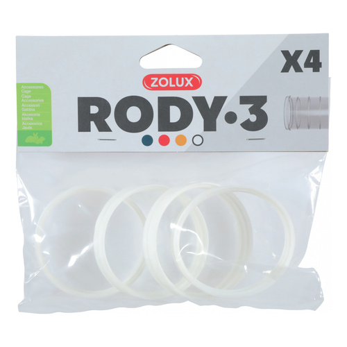 Zolux Złączka do klatki 4 szt RODY 3 kol. biały
