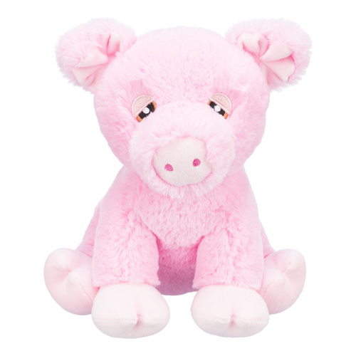 Trixie Be Eco Świnka Edison pluszowa zabawka dla psa 24cm z dźwiękiem