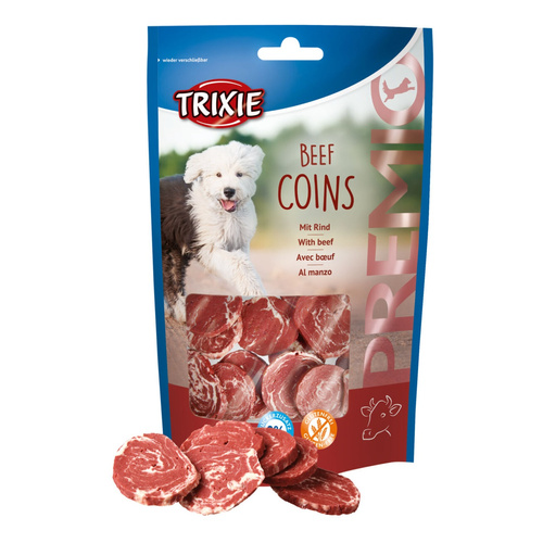 Trixie PREMIO krążki z WOŁOWINĄ przysmak dla psa 100 g