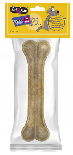 Hau Miau Kość prasowana dla psa 26,5cm naturalna
