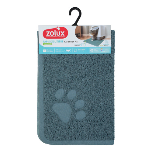 ZOLUX Wycieraczka pod kuwetę dla kota niebieska L Giant 60x90 cm