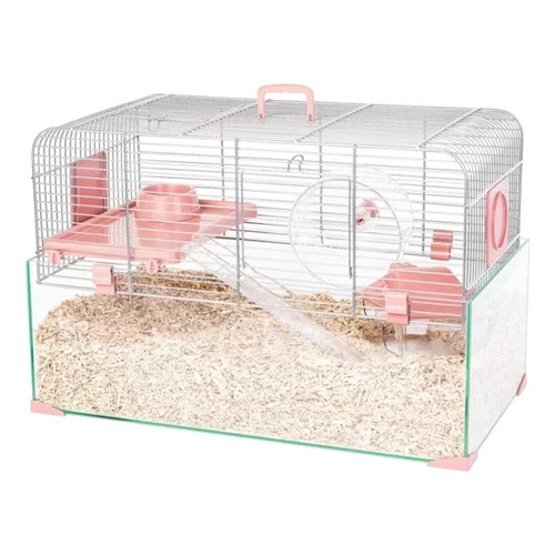 ZOLUX Klatka dla małych gryzoni Panas Colour 50 kol. różowy