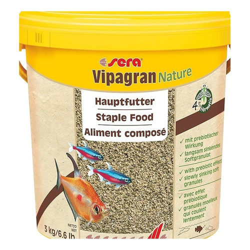 Sera Vipagran Nature 3kg/10L granulat - pokarm podstawowy