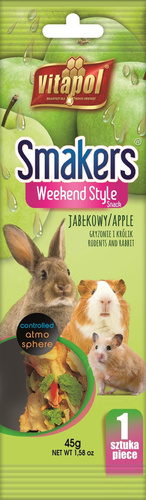 Vitapol SMAKERS DLA GRYZONI JABŁKOWY (WEEKEND STYLE)