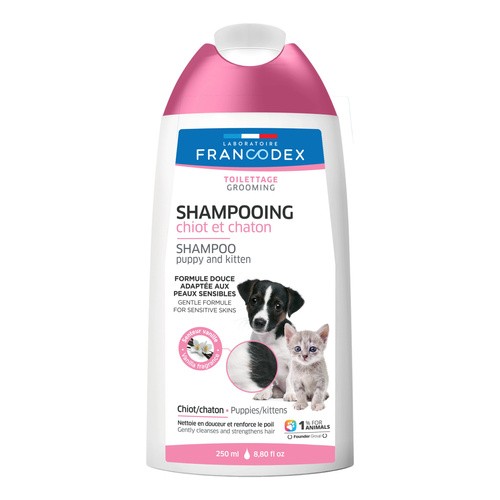 Francodex Szampon dla szczeniąt i kociąt neutralne PH 250 ml