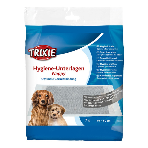 Trixie MATY podkład dla SZCZENIĄT z węglem aktywnym 40x60cm 7szt