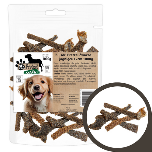 Mr. Pretzel Żwacze jagnięce 12cm 1000g