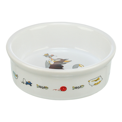 Trixie MISKA CERAMICZNA dla kota 200ml/12cm biała