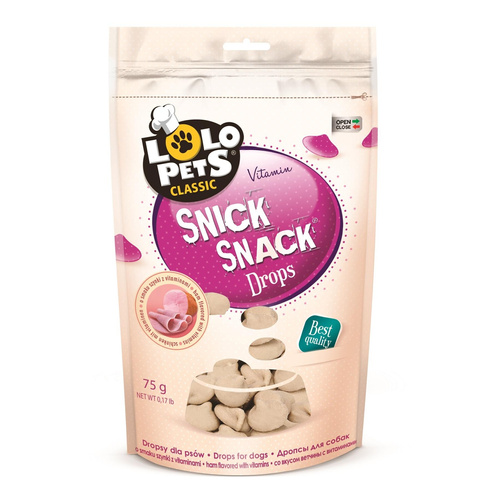 Dropsy O Smaku Szynki Z Witaminami Dla Psa 75G