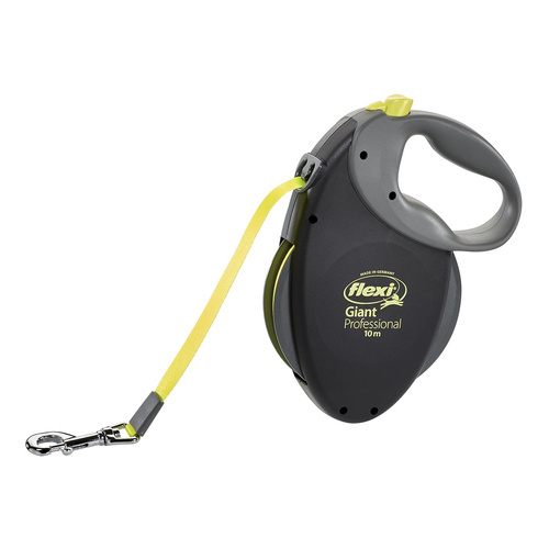 FLEXI Smycz automatyczna dla psa GIANT NEON Professional taśma 10 m
