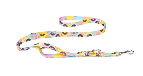 amiplay Smycz dla Psa 7w1 BeHappy M 100-200cm Donut