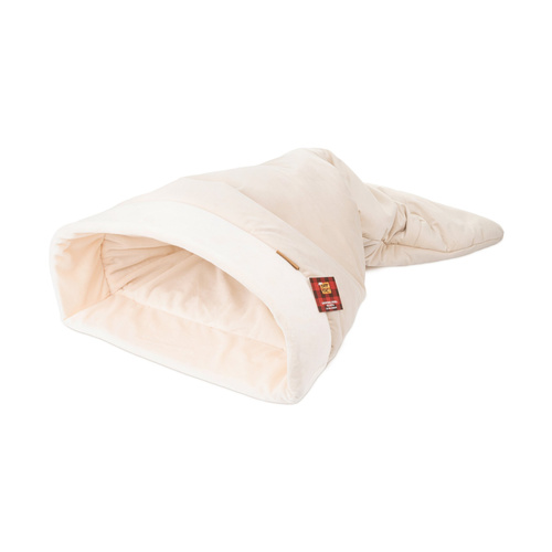 Barry King Legowisko norka dla kota, muszla, kremowe, 40*100*20cm, z usztywnieniem