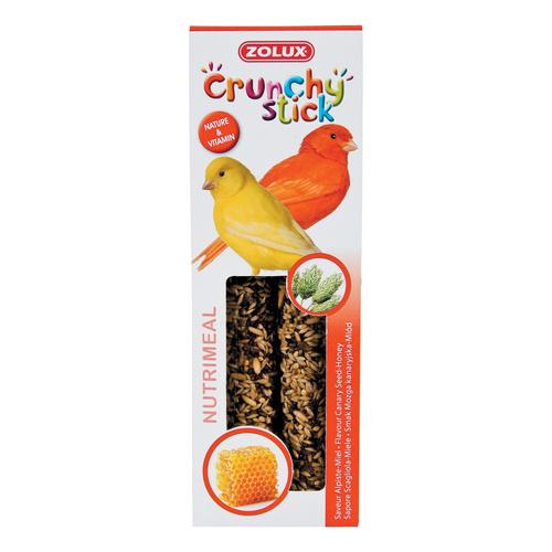 ZOLUX Kolba Crunchy Stick kanarek mozga kanaryjska miód 85 g