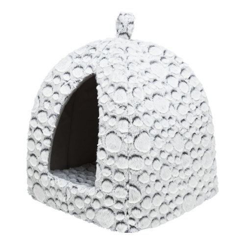 Trixie Mila, legowisko zamknięte, dla psa/kota, biało/szare, 32 x 42 x 32 cm