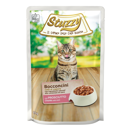 Stuzzy Bocconcini karma mokra dla kota szynka w sosie 85 g