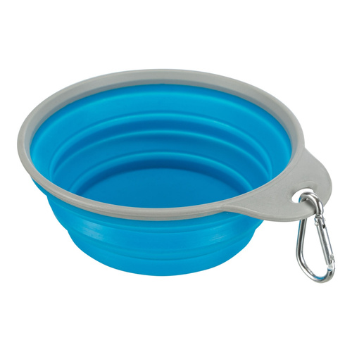 Trixie Miska podróżna silikonowa z obręczą dla psa 500ml