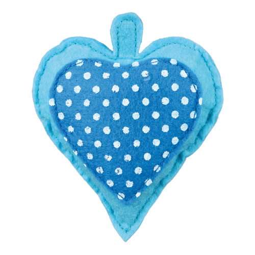 Trixie Serce z filcu z walerianą zabawka dla Kota 11 cm
