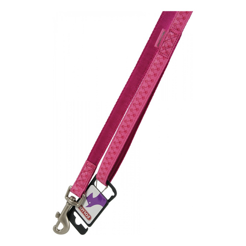 ZOLUX Smycz dla psa Mac Leather S 15 mm/1,2 m kol. fuksja