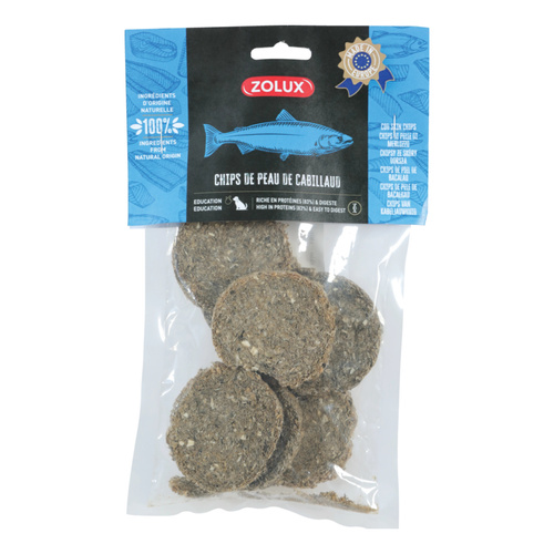 ZOLUX Przysmak naturalny dla psa Chipsy ze skóry dorsza 70g
