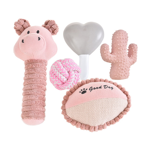 Barry King Zestaw prezentowy dla psa 5w1, różowy