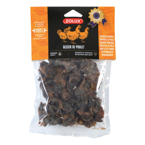 Zolux Przysmak naturalny dla psa Żołądki kurze 150 g