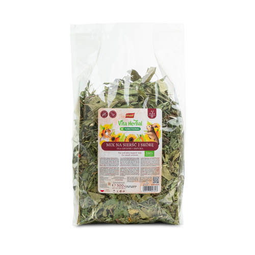 Vitapol Vita Herbal Functional mix na sierść i skórę dla gryzoni i królika, 300g