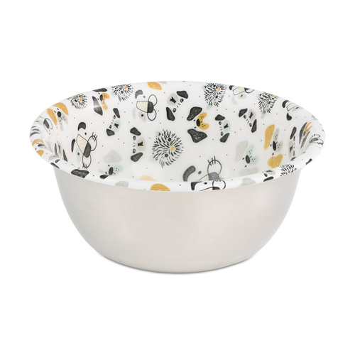 Barry King Miska, dla psa, ze stali nierdzewnej, emaliowana, wzór  DOG FACES, 470ml