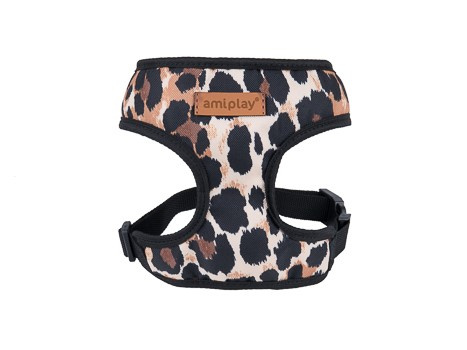 amiplay Szelki Scout Safari M max34x40-55cm Panterka