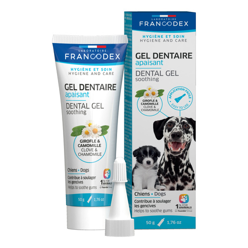 FRANCODEX Żel dentystyczny dla psa łagodzący i przeciwzapalny 50 g